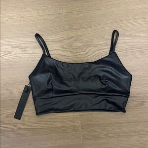 Carbon38 Takara Shine Spaghetti Strap Sports Bra – Black – Size M – NWT